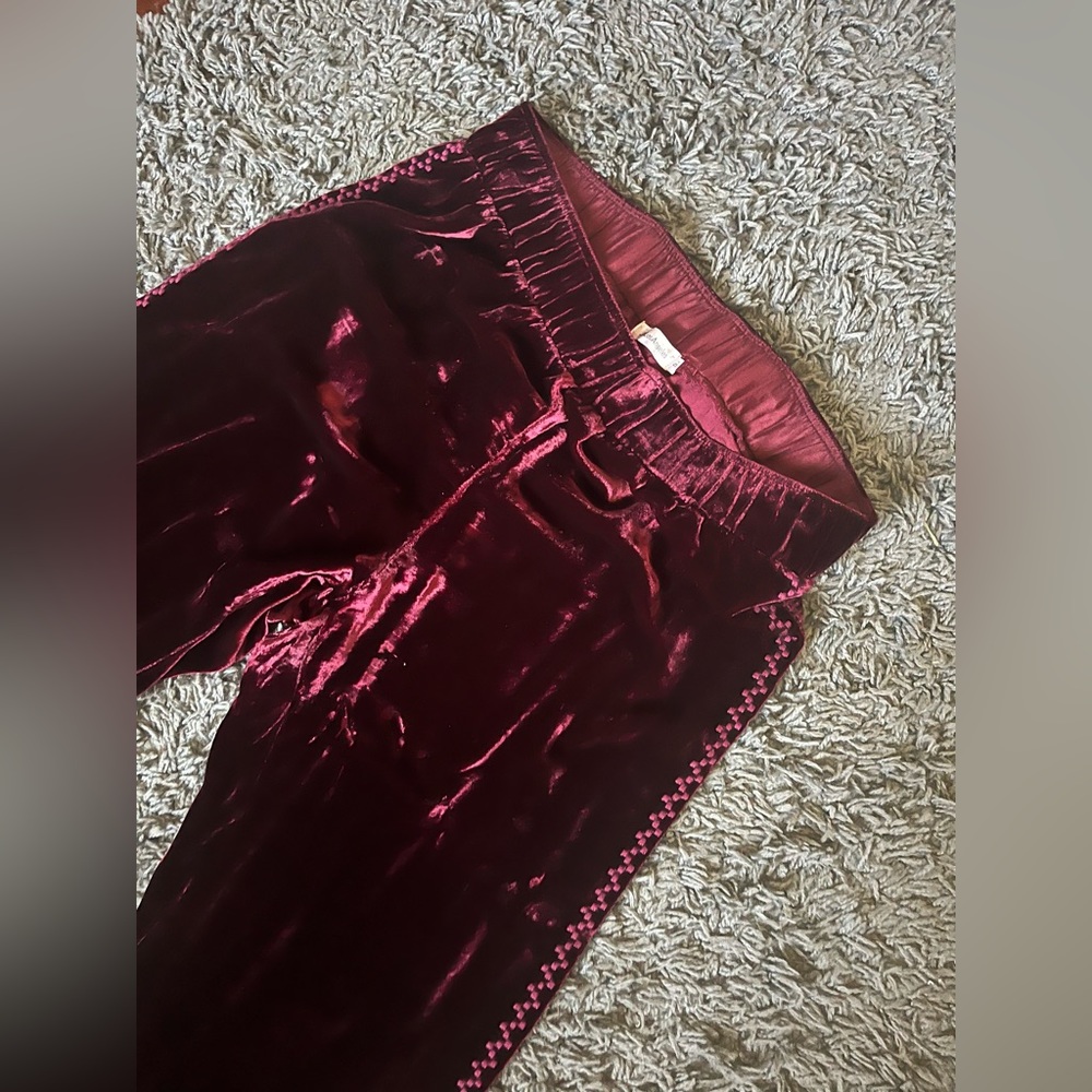 SOLD Johnny Was Aurora Velvet Jogger Pants - Picture 7 of 8